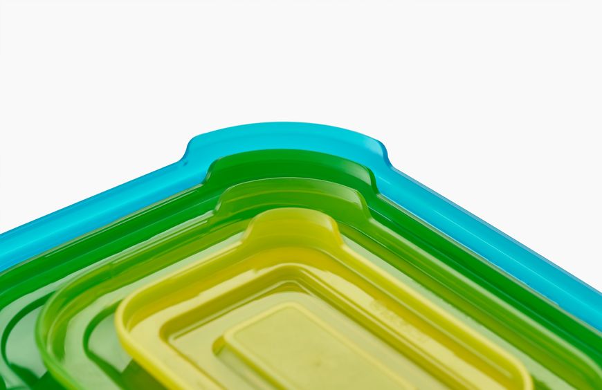 Скляні контейнери для зберігання продуктів 4 шт. Joseph Joseph Nest Multicolor 81060 81060 фото