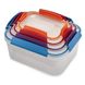 Пластикові контейнери для зберігання продуктів 4 шт. Joseph Joseph Nest Lock Multicolor 81090 81090 фото 2