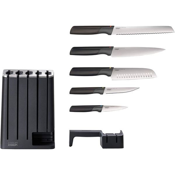 Набір кухонних ножів в підставці 5 шт. Joseph Joseph Elevate SlimBlock Multicolour 10537 10537 фото