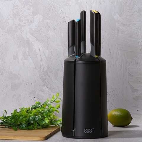 Knife set ELEVATE 10527, 6 pcs, with stand, Joseph Joseph