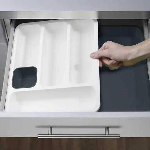 Лоток для столовых приборов Joseph Joseph DrawerStore серый (85042