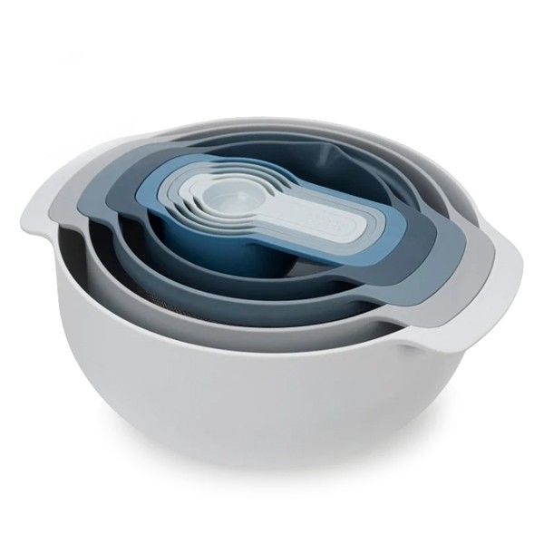 Набор кухонных мисок 9 шт. Joseph Joseph Nest Plus 9 Blue 40101 01000819 фото