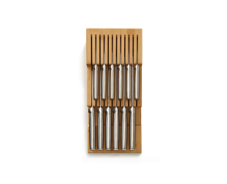 Подставка для ножей двухуровневая Joseph Joseph DrawerStore Large Bamboo 851695 851695 фото