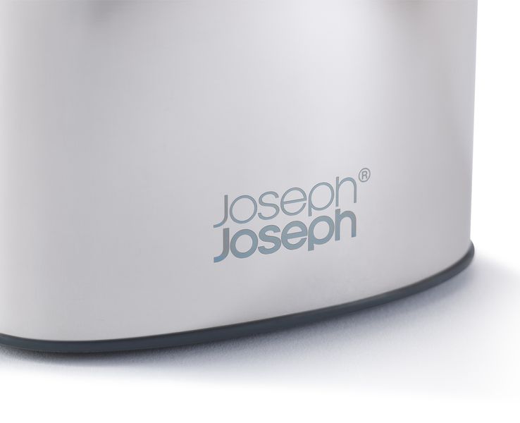 Йоржик для туалету силіконовий з підставкою Joseph Joseph Flex 360 Luxe Stainless Steel 70583 70583 фото