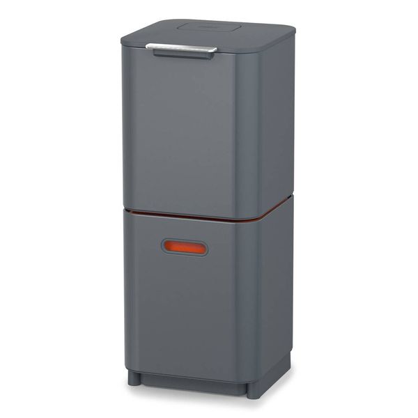 Мусорное ведро для кухни с крышкой 40 л. Joseph Joseph Totem Compact Graphite 30065 01000849 фото